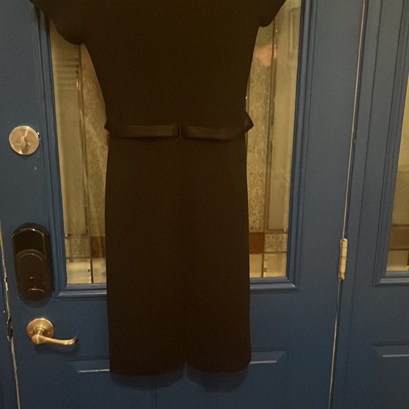 black dress rhinestone belt. hidden back zip one side belt loop need to sew on - Picture 7 of 7